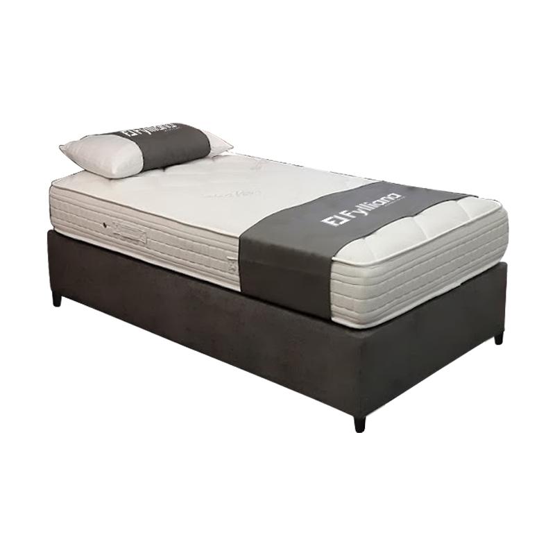 ΒΑΣΗ ΚΡΕΒΑΤΙΟΥ Lionel ΓΚΡΙ ΧΡΩΜΑ ΜΕ ΠΛΑΣΤΙΚΑ ΠΟΔΙΑ 120x200x20