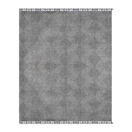 ΧΑΛΙ Fylliana Smother ΓΚΡΙ ΧΡΩΜΑ 160x230εκ sls