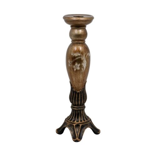 ΚΗΡΟΠΗΓΙΟ Fylliana ΜΠΡΟΝΖΕ POLYRESIN 11x11x38 sls