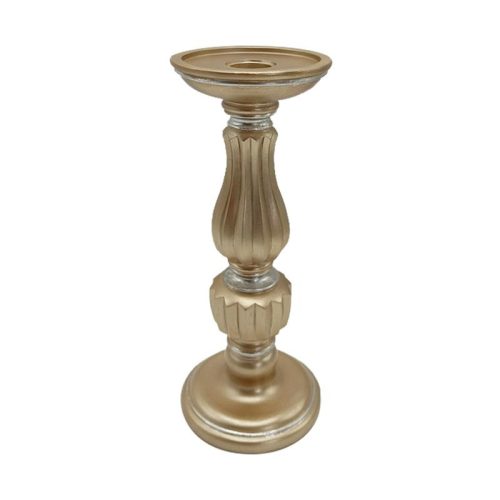ΚΗΡΟΠΟΓΙΟ Fylliana ΧΡΥΣΟ ΧΡΩΜΑ 11x11x25,5εκ sls