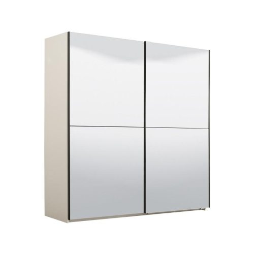 ΝΤΟΥΛΑΠΑ KSANTI 220 ΜΕ ΔΥΟ ΚΑΘΡΕΦΤΕΣ ΛΕΥΚΗ 217x62.5x210εκ