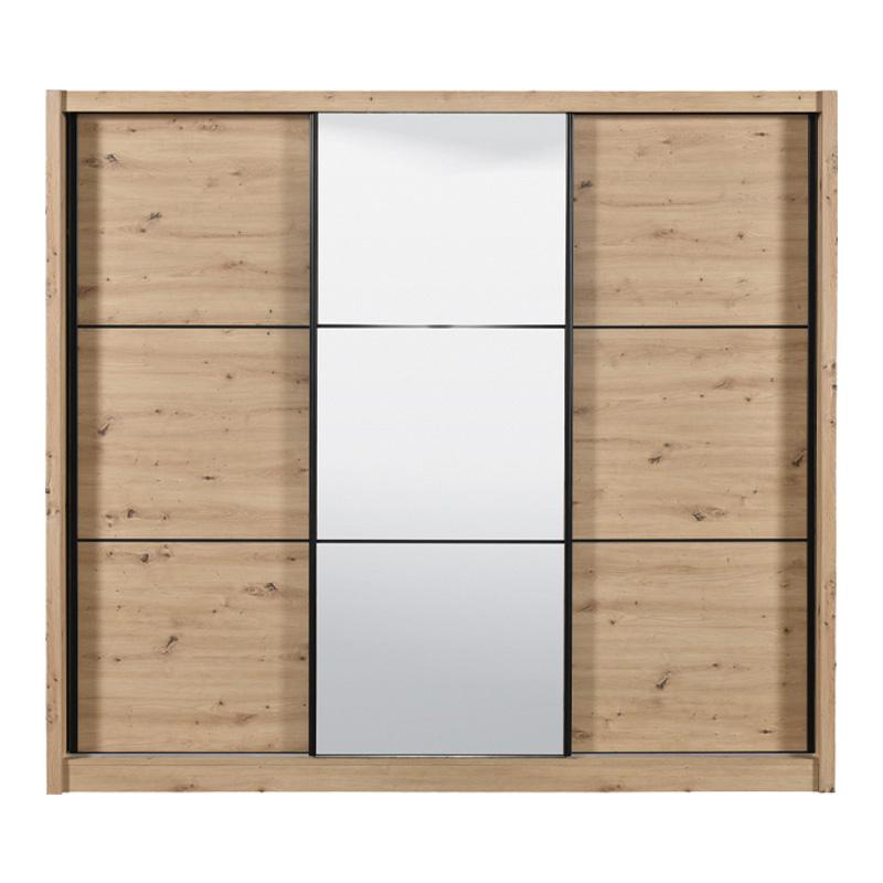 ΝΤΟΥΛΑΠΑ NAVARA ΜΕ ΚΑΘΡΕΦΤΗ 245 OG ARTISAN OAK 242x60x215,5εκ