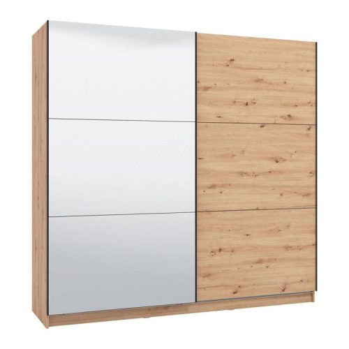 ΝΤΟΥΛΑΠΑ SIERRA 220 ΜΕ ΚΑΘΡΕΦΤΗ ARTISAN OAK 217x62.5x210εκ