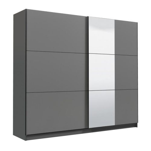 ΝΤΟΥΛΑΠΑ SIERRA 240 ΜΕ ΚΑΘΡΕΦΤΗ ΓΚΡΙ ΧΡΩΜΑ 236.5x62.5x210εκ