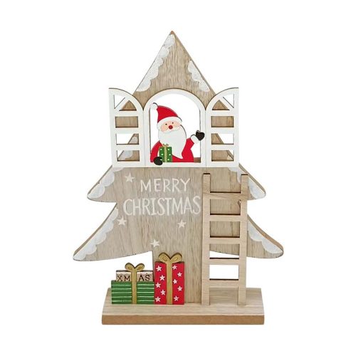 ΕΠΙΤΡΑΠΕΖΙΟ ΧΡΙΣΤΟΥΓΕΝΝΙΑΤΙΚΟ ΔΙΑΚΟΣΜΗΤΙΚΟ "Santas home" 17x4x25