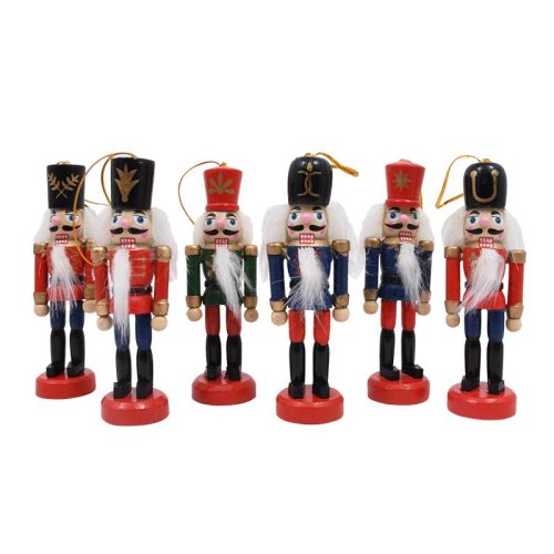 ΣΕΤ 6 ΧΡΙΣΤΟΥΓΕΝΝΙΑΤΙΚΑ ΣΤΟΛΙΔΙΑ Nutcracker 1001 ΔΙΑΦΟΡΑ ΧΡΩΜΑΤΑ 11x21εκ
