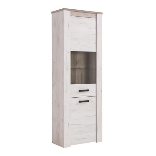 ΒΙΤΡΙΝΑ Kent VS GREY OAK-WHITE OAK 68x36x195εκ knt