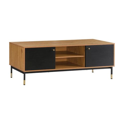 ΕΠΙΠΛΟ ΤΗΛΕΟΡΑΣΗΣ Fylliana Living ΚΑΦΕ-ΜΑΥΡΟ ΧΡΩΜΑ 150x40x54εκ