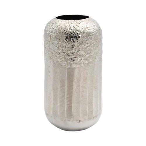 ΜΕΤΑΛΛΙΚΟ ΔΙΑΚΟΣΜΗΤΙΚΟ ΒΑΖΟ Fylliana FL7664 ΑΣΗΜΙ ΧΡΩΜΑ 15x27εκ