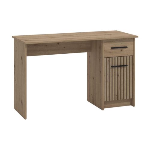 ΓΡΑΦΕΙΟ Teo ARTISAN OAK-ARTISAN ΜΕ ΓΡΑΜMΕΣ GREY 122x51x75εκ