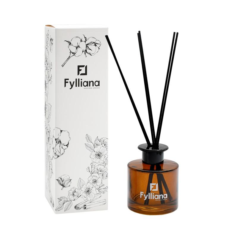 ΑΡΩΜΑΤΙΚΟ ΧΩΡΟΥ ΜΕ STICKS Fylliana FL8094 "ΣΑΝΔΑΛΟΞΥΛΟ & ΓΙΑΣΕΜΙ" ΚΑΙ ΣΥΣΚΕΥΑΣΙΑ ΔΩΡΟΥ ΚΑΦΕ ΧΡΩΜΑ 200ml