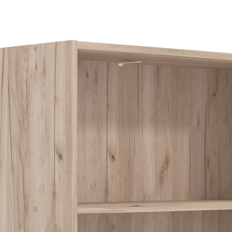 ΒΙΒΛΙΟΘΗΚΗ TOMAR 4 GREY OAK 70x24,5x142εκ