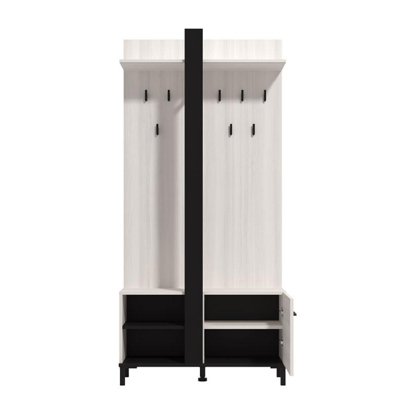 ΕΠΙΠΛΟ ΧΩΛ CAPITELLO SURFSIDE-ΜΑΥΡΟ-ΜΑΥΡΟ ΜΑΤ FOIL 90x33x191εκ fxtr