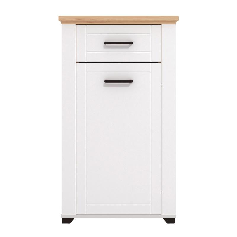 ΕΠΙΠΛΟ ΕΙΣΟΔΟΥ VALENCIA ΛΕΥΚΟ-ARTISAN OAΚ-ΛΕΥΚΟ ΜΑΤ ΧΡΩΜΑ 60,5x41x105εκ fxtr