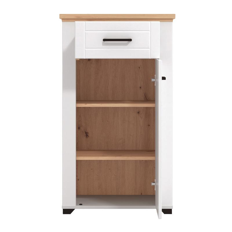 ΕΠΙΠΛΟ ΕΙΣΟΔΟΥ VALENCIA ΛΕΥΚΟ-ARTISAN OAΚ-ΛΕΥΚΟ ΜΑΤ ΧΡΩΜΑ 60,5x41x105εκ fxtr