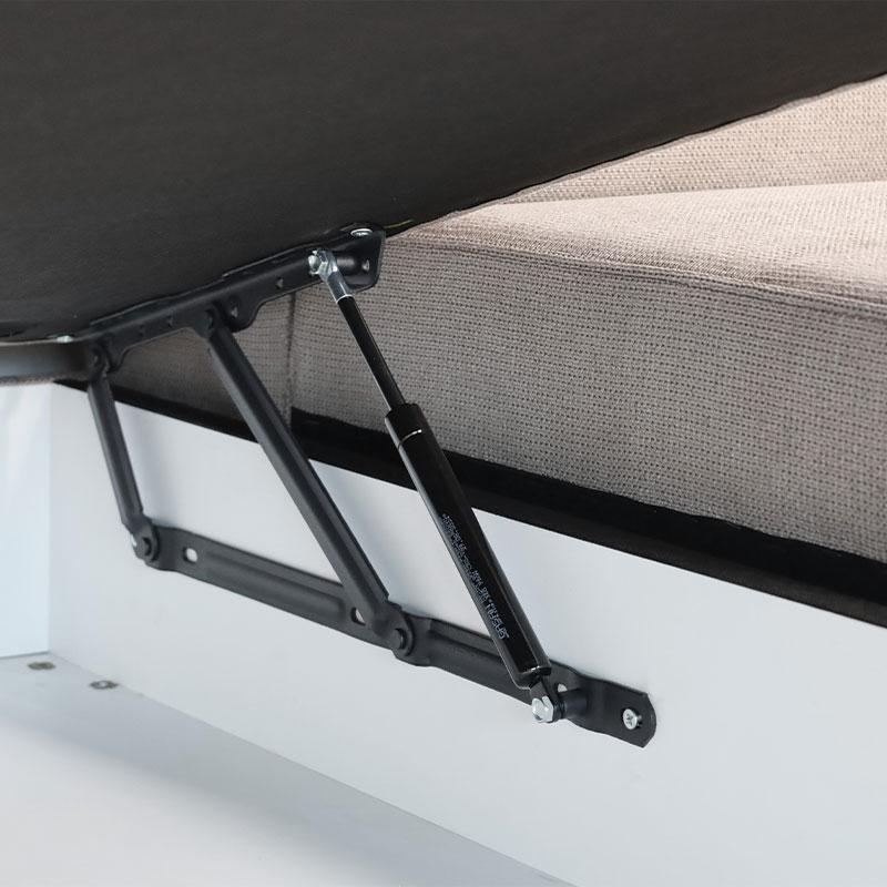 ΚΑΝΑΠΕΣ ΑΡΙΣΤΕΡΗ ΓΩΝΙΑ Fylliana Alessia ΜΠΕΖ ΥΦΑΣΜΑ 284x216x100εκ