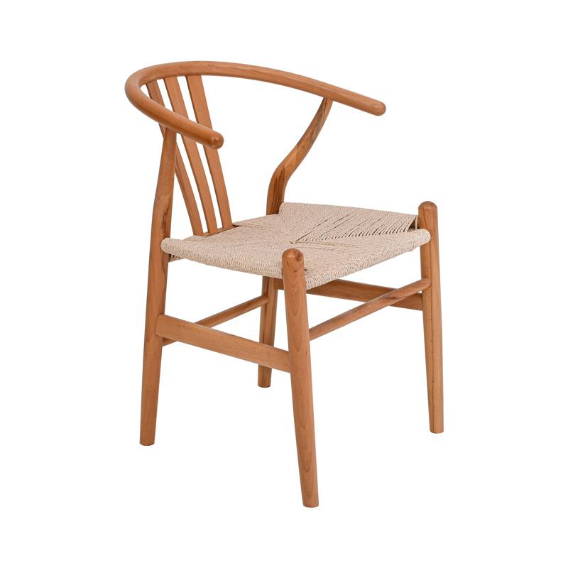 ΚΑΡΕΚΛΑ ΑΠΟ ΜΑΣΙΦ ΞΥΛΟ ΟΞΙΑΣ ΜΕ ΜΠΡΑΤΣΑ Fylliana " Aspen" ΦΥΣΙΚΟ ΧΡΩΜΑ 52x56x76εκ