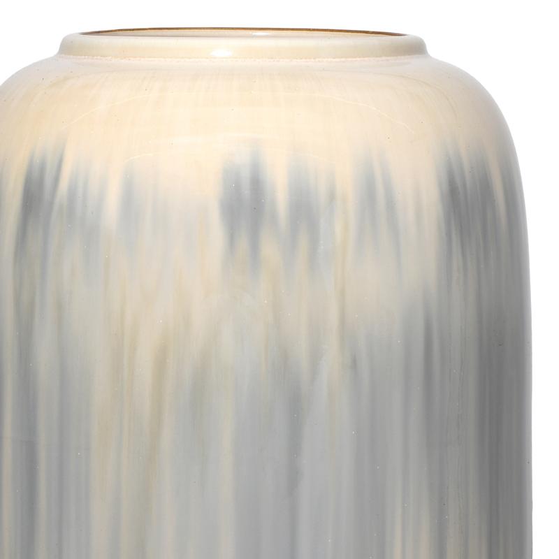 ΚΕΡΑΜΙΚΟ ΒΑΖΟ ΔΑΠΕΔΟΥ Fylliana FL6026 ΜΑΥΡΟ-ΛΕΥΚΟ-ΜΠΛΕ ΧΡΩΜΑ 26x60εκ