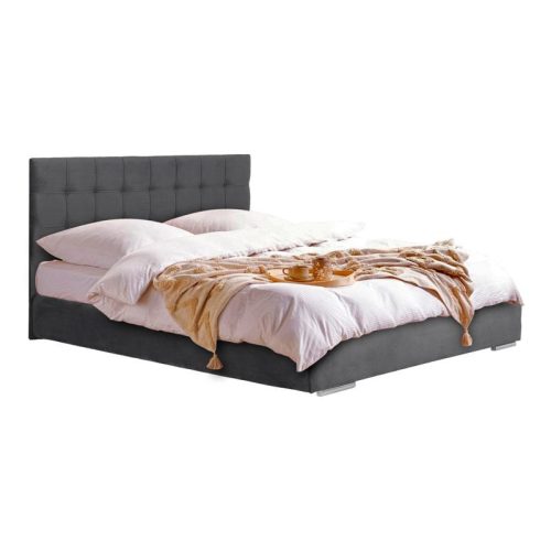 ΚΡΕΒΑΤΙ Fylliana "New Cagliari" ΓΚΡΙ ΧΡΩΜΑ 99x214x115εκ (90x200)