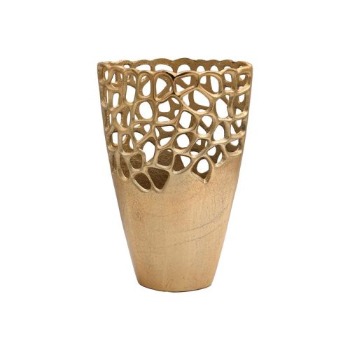 ΜΕΤΑΛΛΙΚΟ ΒΑΖΟ Fylliana FL8852 ΧΡΥΣΟ ΧΡΩΜΑ 21x13x31εκ