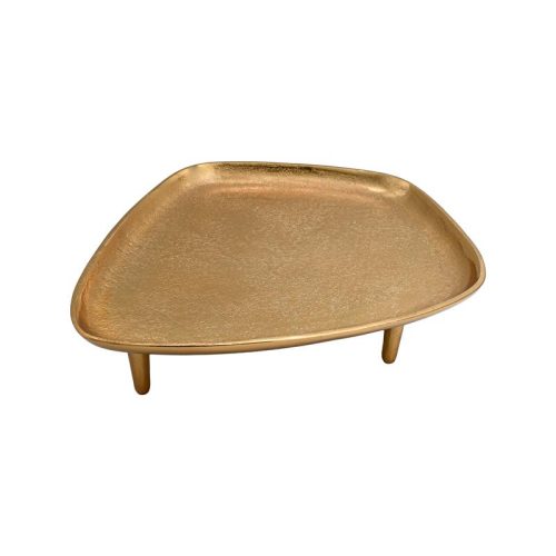 ΜΕΤΑΛΛΙΚΟΣ ΔΙΑΚΟΣΜΗΤΙΚΟΣ ΔΙΣΚΟΣ ΜΕ ΠΟΔΙ Fylliana FL12315 ΧΡΥΣΟ ΧΡΩΜΑ 42x35x7εκ