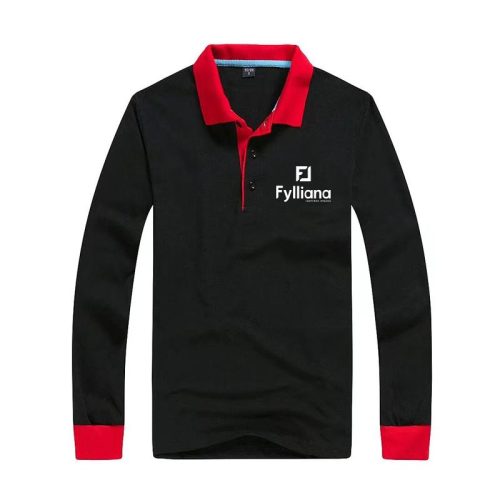 ΜΠΛΟΥΖΑ ΠΟΛΟ ΜΑΚΡΥΜΑΝΙΚΗ FYLLIANA UNISEX ΜΑΥΡΟ ΧΡΩΜΑ MEDIUM ΜΕΓΕΘΟΣ