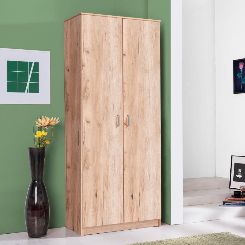 ΝΤΟΥΛΑΠΑ HANA 2Κ GREY OAK 80x52x205εκ