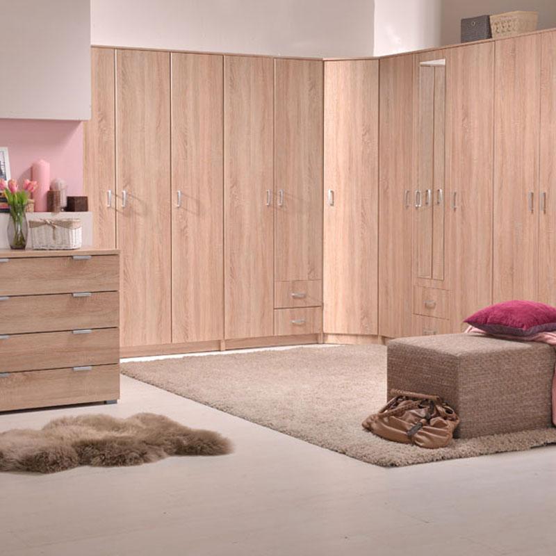 ΝΤΟΥΛΑΠΑ HANA 3K GREY OAK 120x52x205εκ