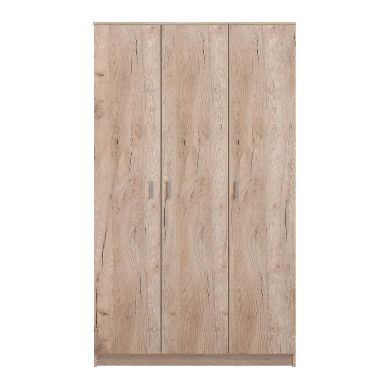 ΝΤΟΥΛΑΠΑ HANA 3K GREY OAK 120x52x205εκ