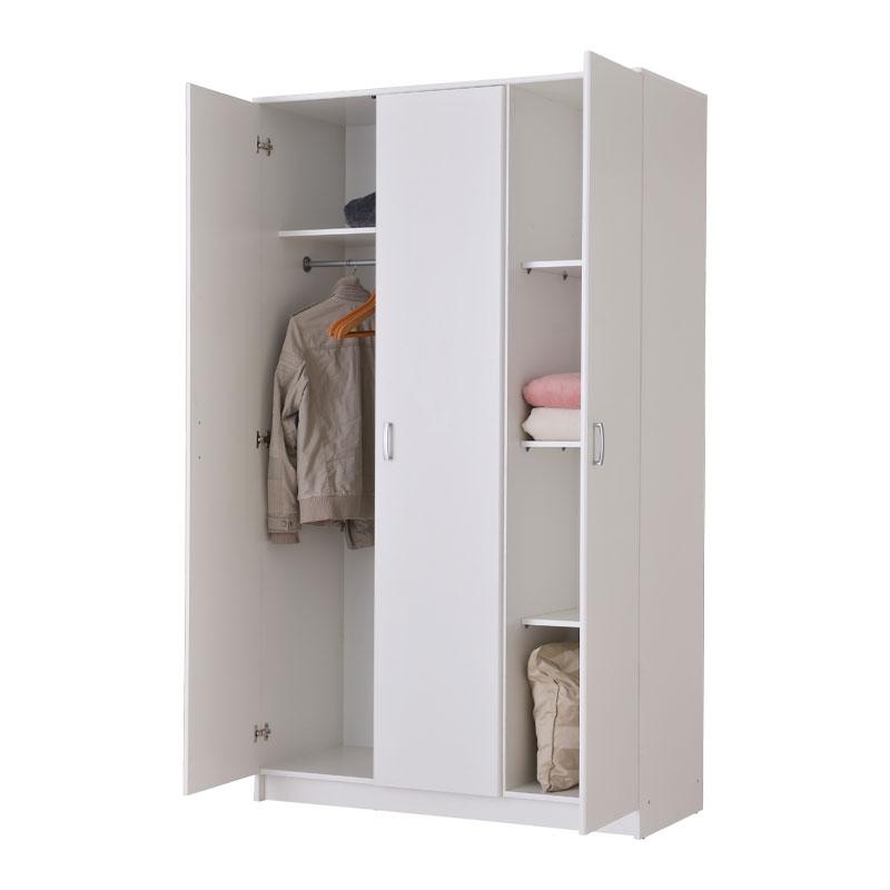 ΝΤΟΥΛΑΠΑ HANA 3K ΛΕΥΚΟ ΧΡΩΜΑ 120x52x205