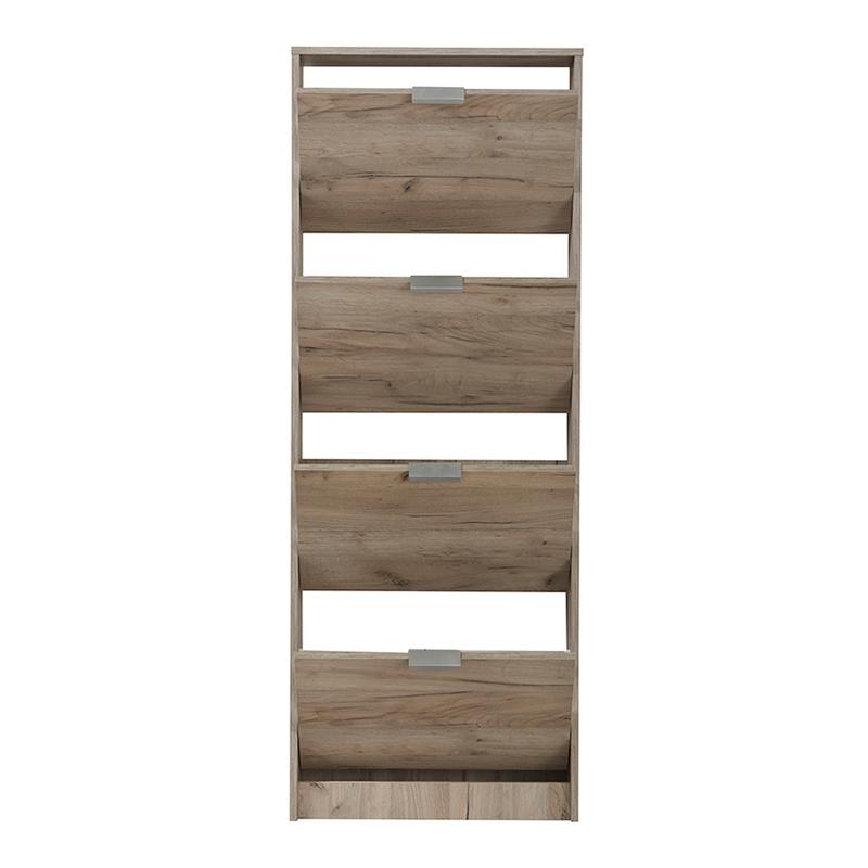 ΠΑΠΟΥΤΣΟΘΗΚΗ Hugo 24 Grey Oak 67x28x155εκ