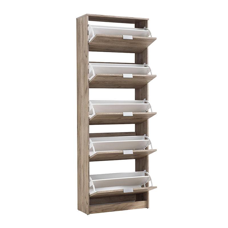 ΠΑΠΟΥΤΣΟΘΗΚΗ Hugo 25 Grey Oak 67x28x191,5εκ