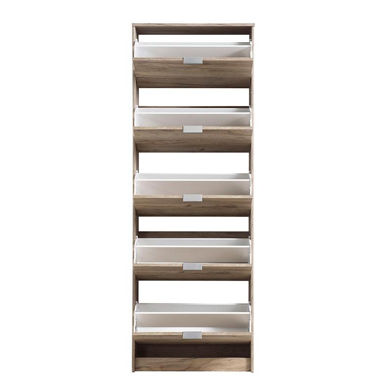 ΠΑΠΟΥΤΣΟΘΗΚΗ Hugo 25 Grey Oak 67x28x191,5εκ