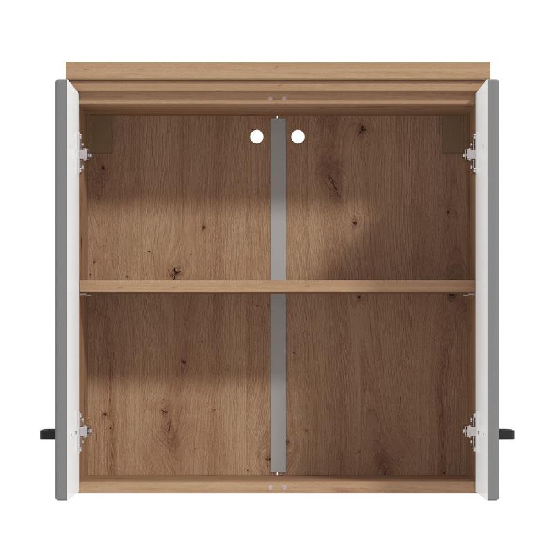 ΣΤΟΙΧΕΙΟ ΚΟΥΖΙΝΑΣ VALENCIA G60A ARTISAN-ΓΚΡΙ MAT FOIL 60x32x61εκ