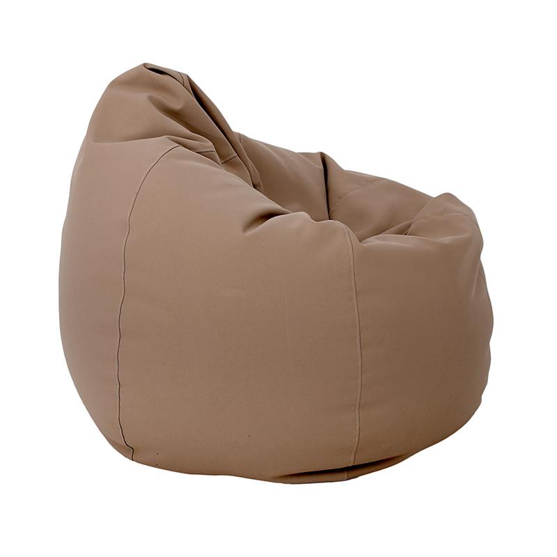 ΣΤΡΟΓΓΥΛΟ ΠΟΥΦ-ΣΚΑΜΠΟ Fylliana Lazy ΚΑΦΕ ΧΡΩΜΑ 110x90εκ