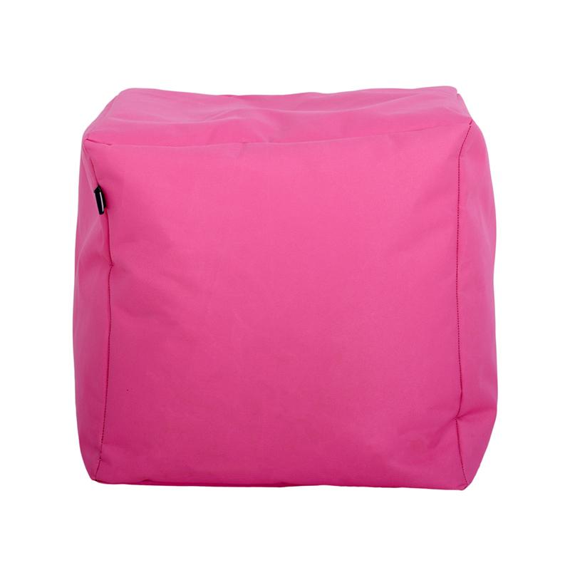 ΤΕΤΡΑΓΩΝΟ ΠΟΥΦ-ΣΚΑΜΠΟ Fylliana Cube ΡΟΖ ΧΡΩΜΑ 40x40x40εκ