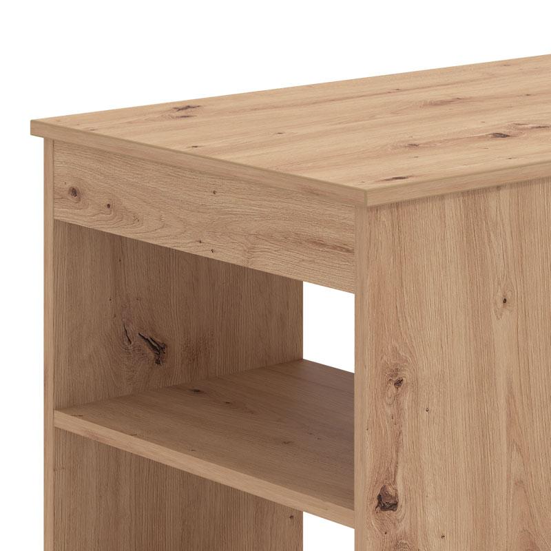 ΤΡΑΠΕΖΙ ΤΡΑΠΕΖΑΡΙΑΣ VALENCE ARTISAN OAK 120x50x105εκ