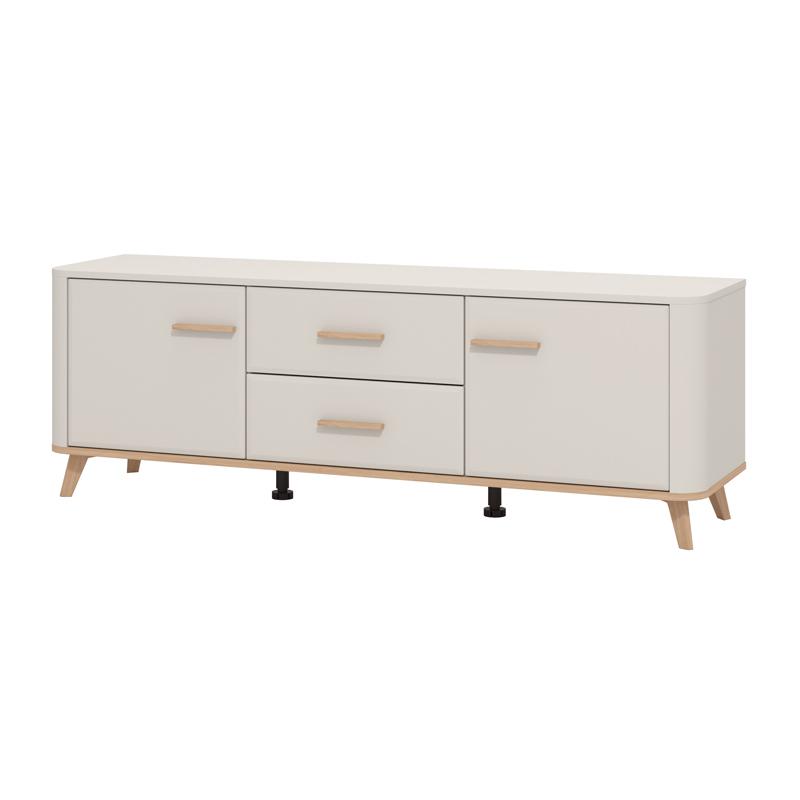 ΕΠΙΠΛΟ ΤΗΛΕΟΡΑΣΗΣ DARWEN 154 3K2F2V CASHMERE/ARTISAN OAK/CASHMERE MATT FOIL 154x40x53εκ