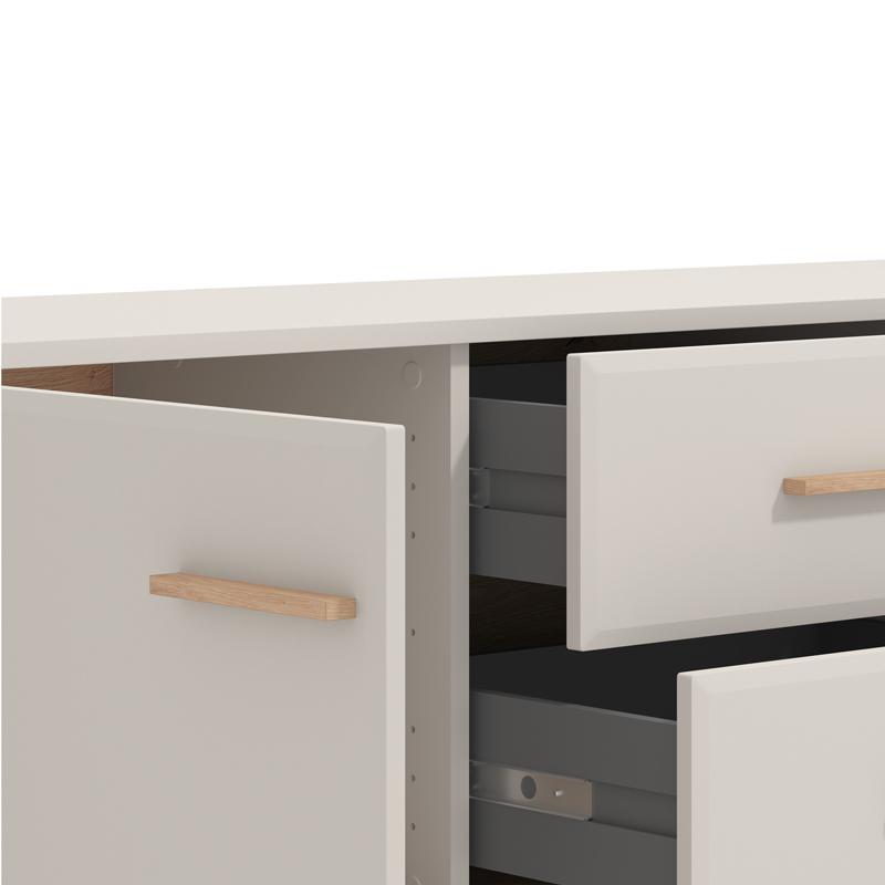 ΕΠΙΠΛΟ ΤΗΛΕΟΡΑΣΗΣ DARWEN 154 3K2F2V CASHMERE/ARTISAN OAK/CASHMERE MATT FOIL 154x40x53εκ