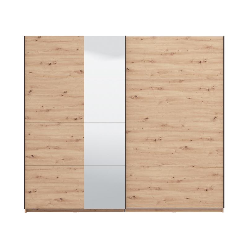 ΝΤΟΥΛΑΠΑ GARD 245 OG h217 ΜΕ ΚΑΘΡΕΦΤΗ ARTISAN OAK ΧΡΩΜΑ 245x61x218εκ