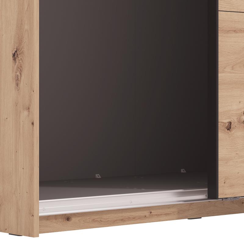 ΝΤΟΥΛΑΠΑ GARD 245 OG h217 ΜΕ ΚΑΘΡΕΦΤΗ ARTISAN OAK ΧΡΩΜΑ 245x61x218εκ