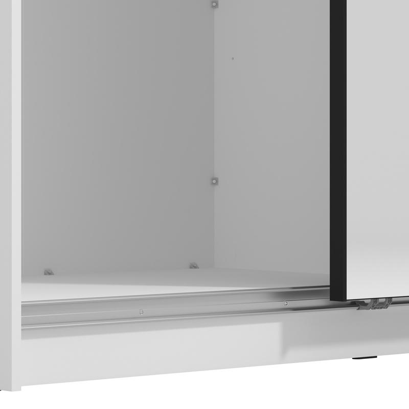 ΝΤΟΥΛΑΠΑ SIERRA 180 ΜΕ ΚΑΘΡΕΦΤΗ ΛΕΥΚΟ 180x62.5x210εκ