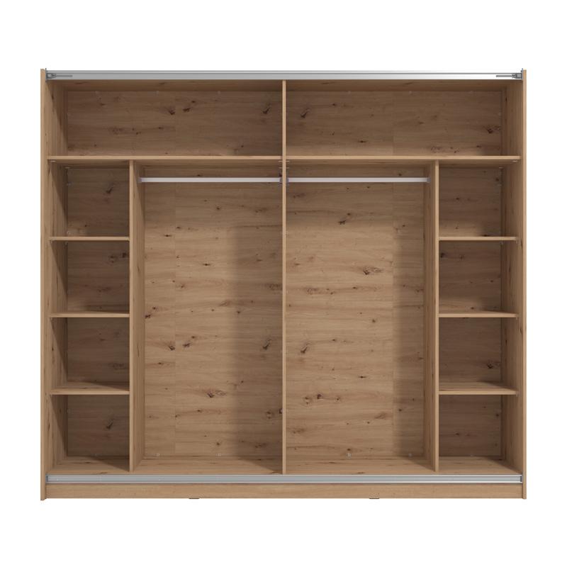 ΝΤΟΥΛΑΠΑ SIERRA 240 ΜΕ ΚΑΘΡΕΦΤΗ ARTISAN OAK ΧΡΩΜΑ 237x63x210εκ