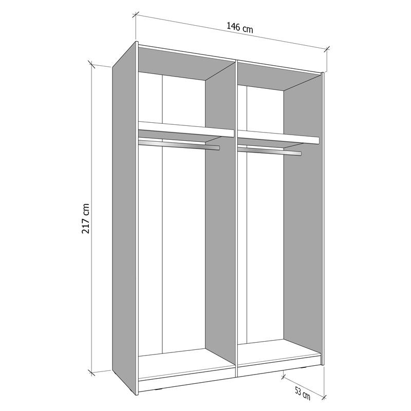 ΝΤΟΥΛΑΠΑ VEYMONT 150 OG h217 CASHMERE ΧΡΩΜΑ 146x61x218εκ