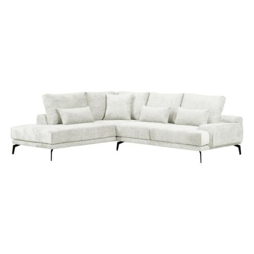ΚΑΝΑΠΕΣ ΑΡΙΣΤΕΡΗ ΓΩΝΙΑ Fylliana Cristina ΠΕΡΛΑ ΧΡΩΜΑ 300x230x92εκ