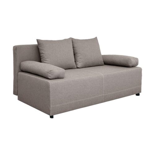 ΚΑΝΑΠΕΣ-ΚΡΕΒΑΤΙ Fylliana Nuvia ΜΠΕΖ ΥΦΑΣΜΑ 190x80x85εκ