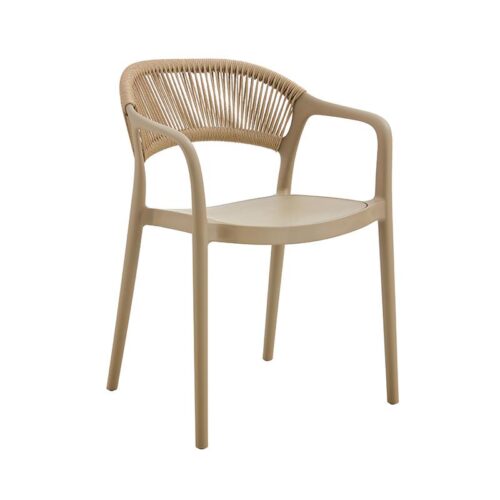 ΚΑΡΕΚΛΑ ΚΗΠΟΥ Fylliana Marion LATTE-ΚΑΦΕ ΧΡΩΜΑ 57x54x81εκ