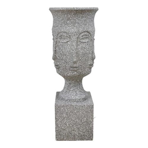 ΚΑΣΠΩ ΔΑΠΕΔΟΥ Fylliana  FL1996 "Face" ΓΚΡΙ ΧΡΩΜΑ 35x35x93εκ