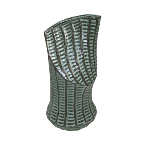 ΚΕΡΑΜΙΚΟ ΒΑΖΟ Fylliana 606317 ΣΙΕΛ ΧΡΩΜΑ 14x13,5x28,3εκ sls
