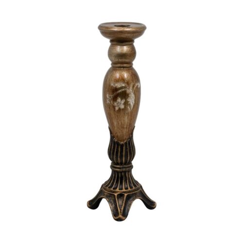 ΚΗΡΟΠΗΓΙΟ Fylliana ΜΠΡΟΝΖΕ POLYRESIN 11x11x38 sls